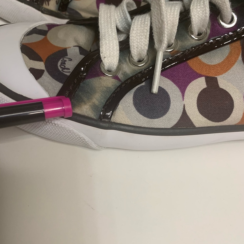 Coach Barret Op Art Sneakers 6 B - Picture 5 of 9